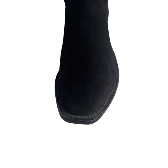 Lucchese x Chris Stapleton western cowboy Boot black Suede size 9.5 EE - Picture 11 of 16